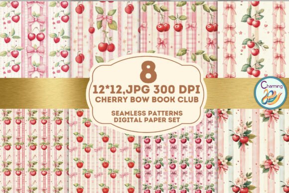 Cherry Bow Carnival: A Designer's Guide to Festive Patterns