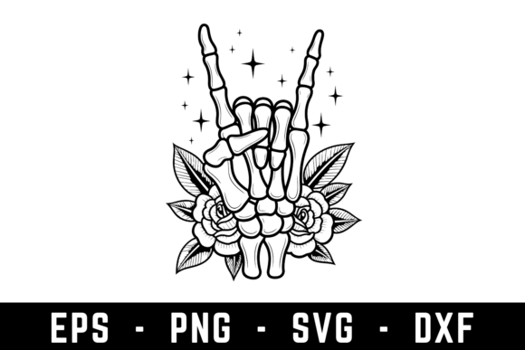 Exploring the Skeleton Hand SVG Cut File