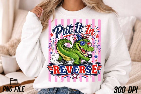 Funny Alligator Patriotic 4th of July: A Playful Design Asset for Summer Projects