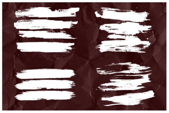 The Raw Power of Grunge Hand-painted Brush Strokes