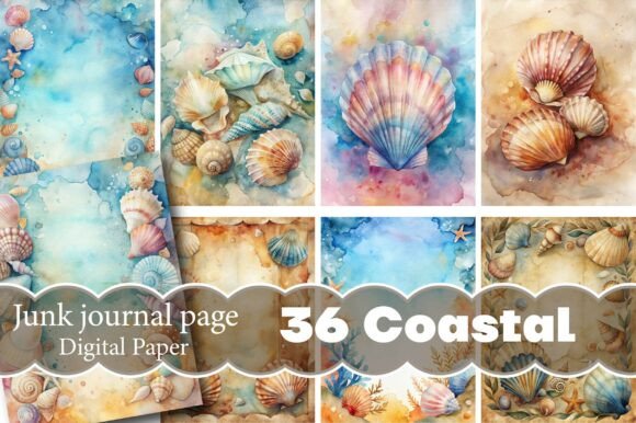 Unlock Endless Creativity with Coastal Junk Journal Pages