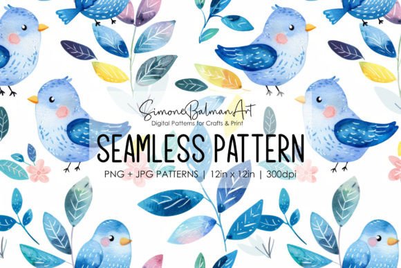Why Designers Are Falling for This Watercolor Birds Pattern